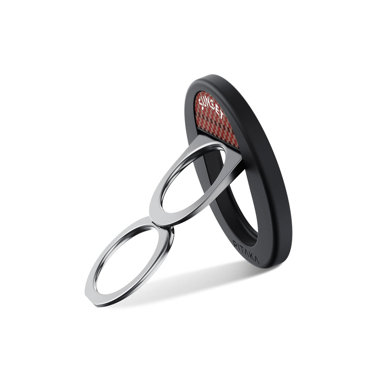 Pitaka Aramid Fiber MagEZ Grip 3 Magsafe Magnetik Ring Stand Telefon Tutucu Sunset