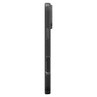 Pitaka iPhone 16 Pro Karbon Kılıf MagSafe Uyumlu Aramid Fiber - Summa 600D Black Gray