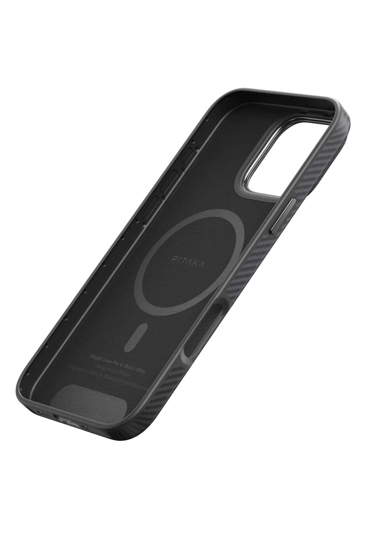 iPhone 16 Pro MagSafe Uyumlu PITAKA Klasik Aramid Fiber Karbon