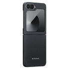 Pitaka Galaxy Z Flip6 Karbon Kılıf MagSafe Uyumlu Aramid Fiber - Edge 600D Black Gray