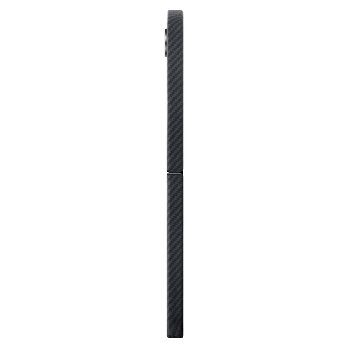 Pitaka Galaxy Z Flip6 Karbon Kılıf MagSafe Uyumlu Aramid Fiber - Edge 600D Black Gray