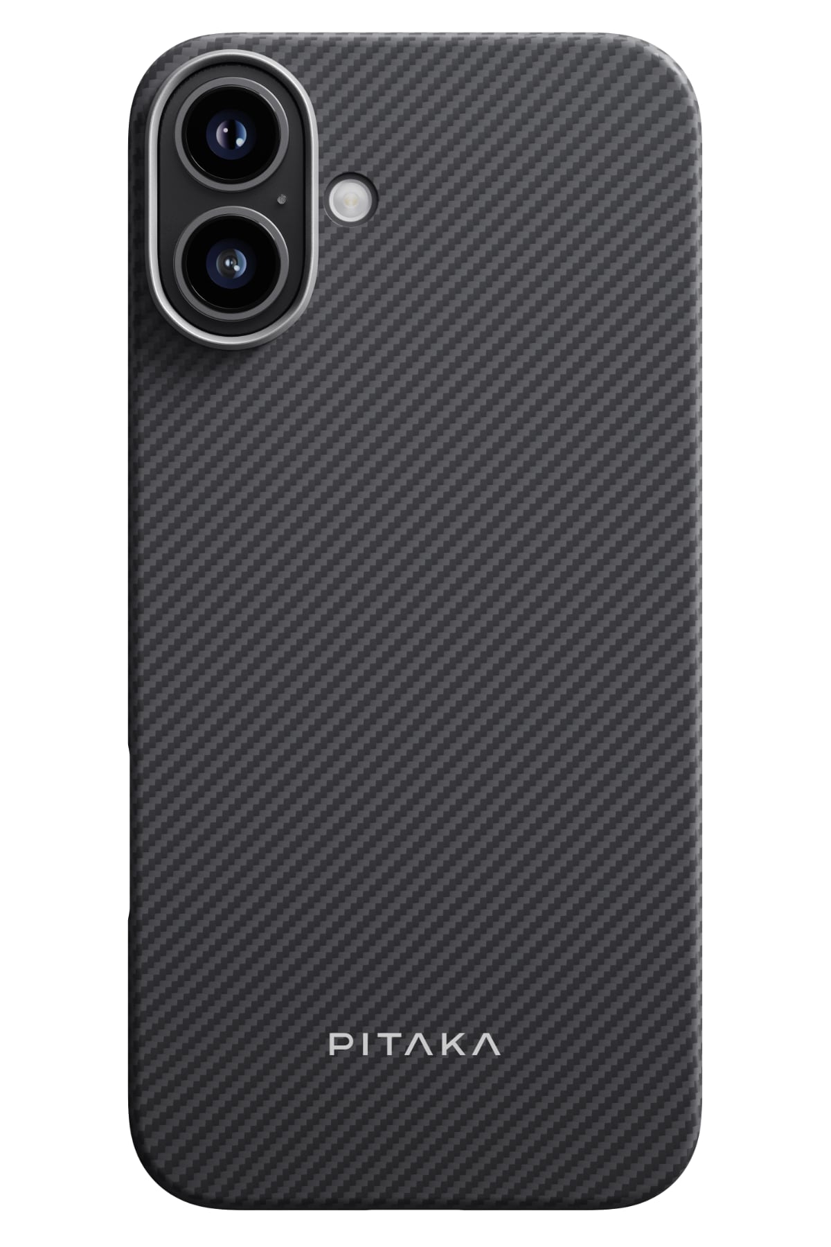 Pitaka Classic Ultra Slim iPhone 16 MagSafe Uyumlu Aramid Fiber Kılıf Siyah