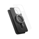Pitaka iPhone 16 Pro Karbon Kılıf MagSafe Uyumlu Aramid Fiber - Edge 600D Black Gray