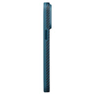 Pitaka iPhone 15 Pro Max Karbon Kılıf MagSafe Uyumlu Aramid Fiber - Cairn 1500D Black Blue