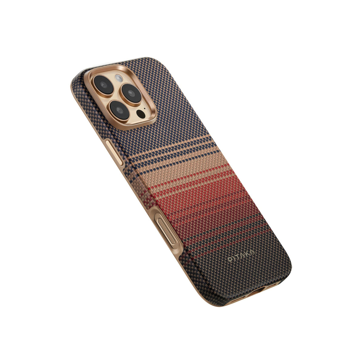 iPhone 16 Pro Karbon Kılıf MagSafe Uyumlu Aramid Fiber - Cairn Sunset