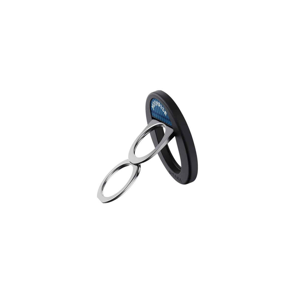 Pitaka iPhone 16 Pro Karbon Kılıf MagSafe Uyumlu Aramid Fiber - Edge Moonrise Yüzük Standlı