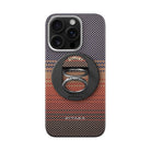 Pitaka iPhone 16 Pro Max Karbon Kılıf MagSafe Uyumlu Aramid Fiber - Edge Sunset Yüzük Standlı