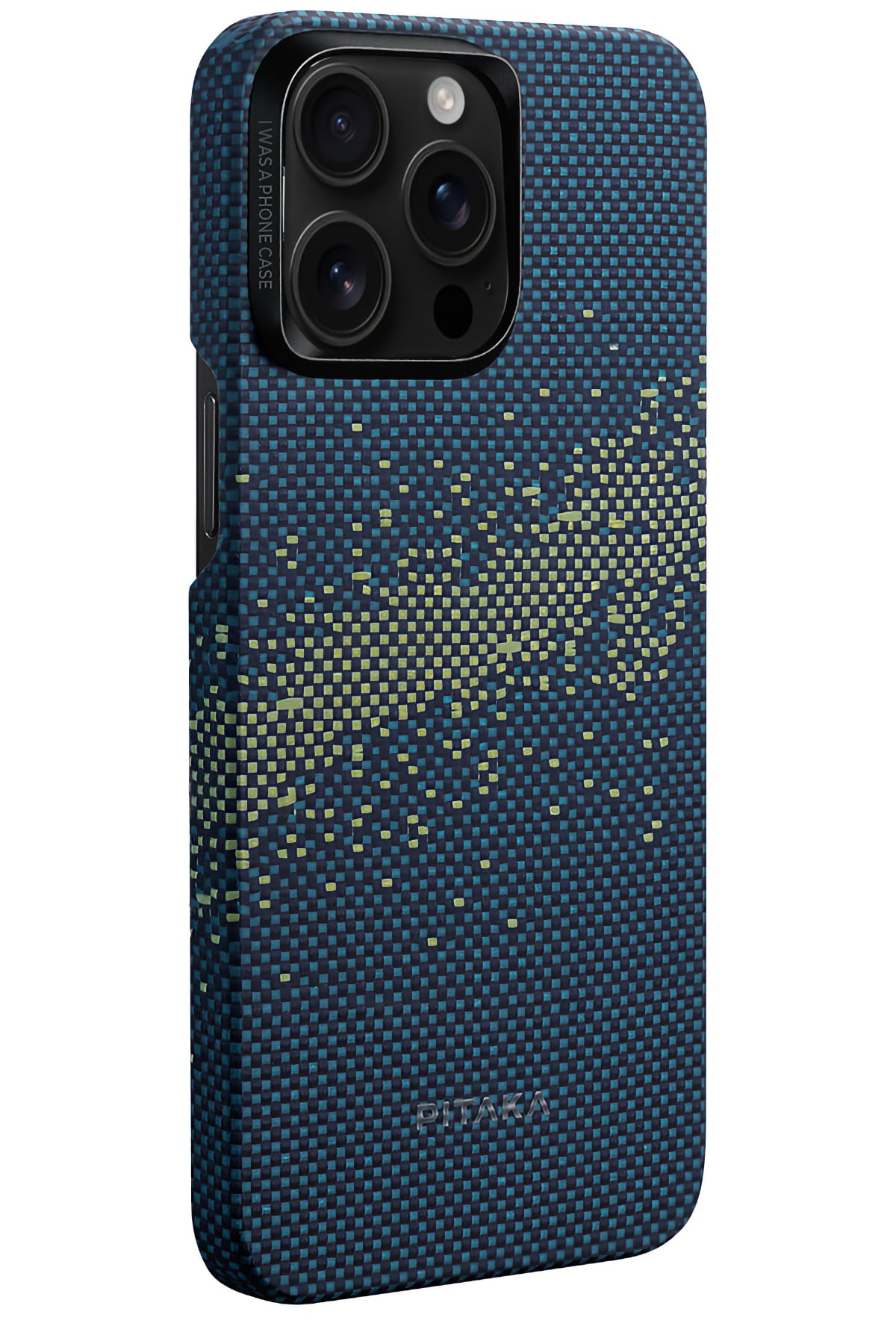 iPhone 15 Pro MagSafe Uyumlu Karbon Kılıf - Pitaka Tactile Woven
