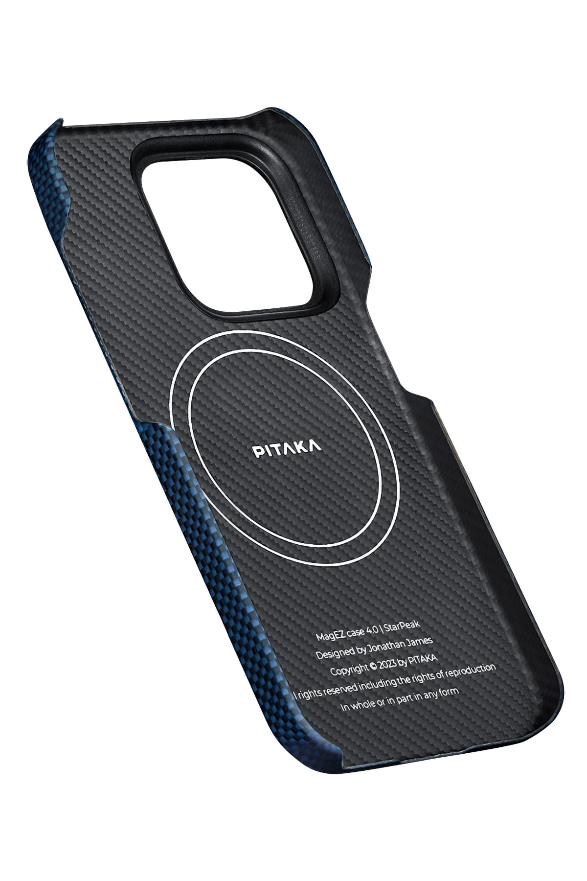 iPhone 15 Pro Max MagSafe Uyumlu Karbon Kılıf - Pitaka Tactile