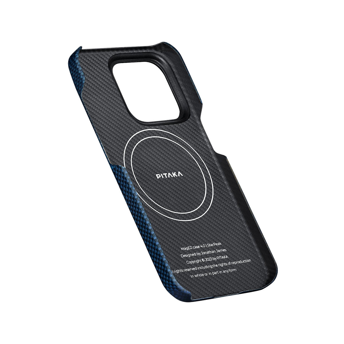 Pitaka Starpeak iPhone 15 Pro MagSafe Uyumlu Aramid Fiber Kılıf Over The Horizon