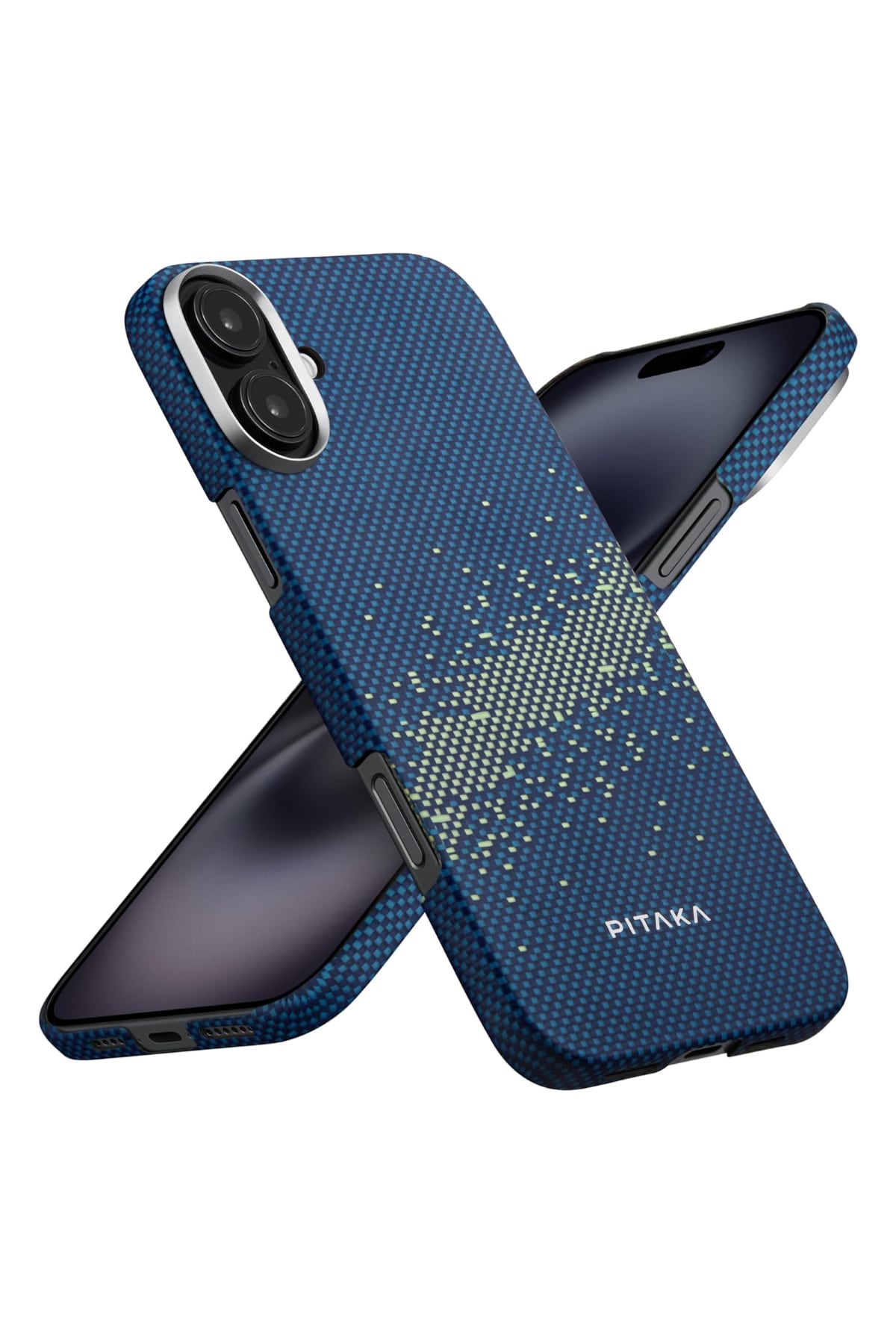 Pitaka Starpeak iPhone 16 Plus MagSafe Uyumlu Aramid Fiber Kılıf Milky Way Galaxy