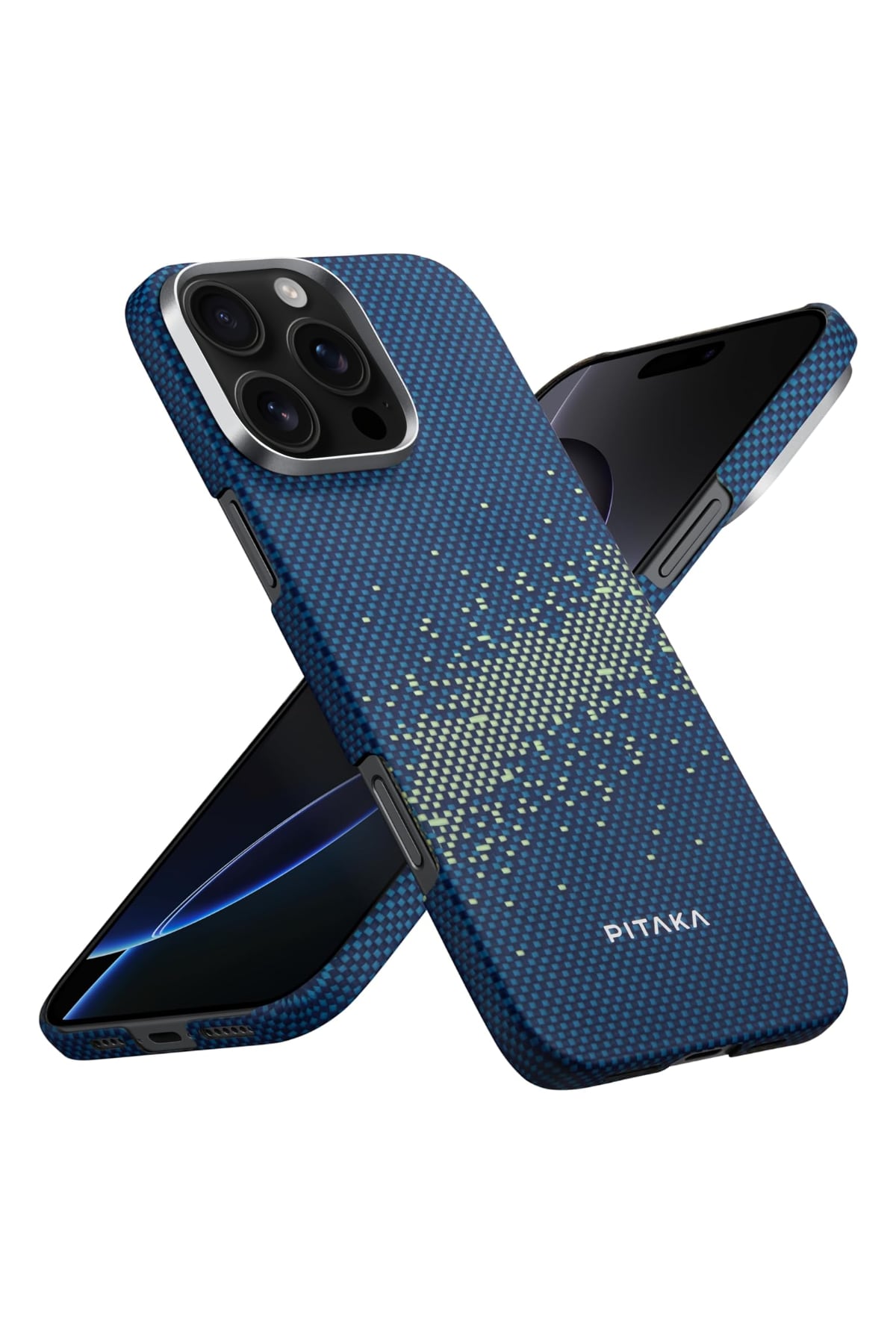PITAKA StarPeak Milky Way Galaxy iPhone 16 Pro Max Karbon Kılıf