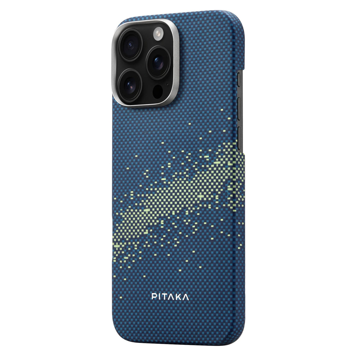 Pitaka iPhone 16 Pro Max Karbon Kılıf MagSafe Uyumlu Aramid Fiber - Edge Milky Way Galaxy