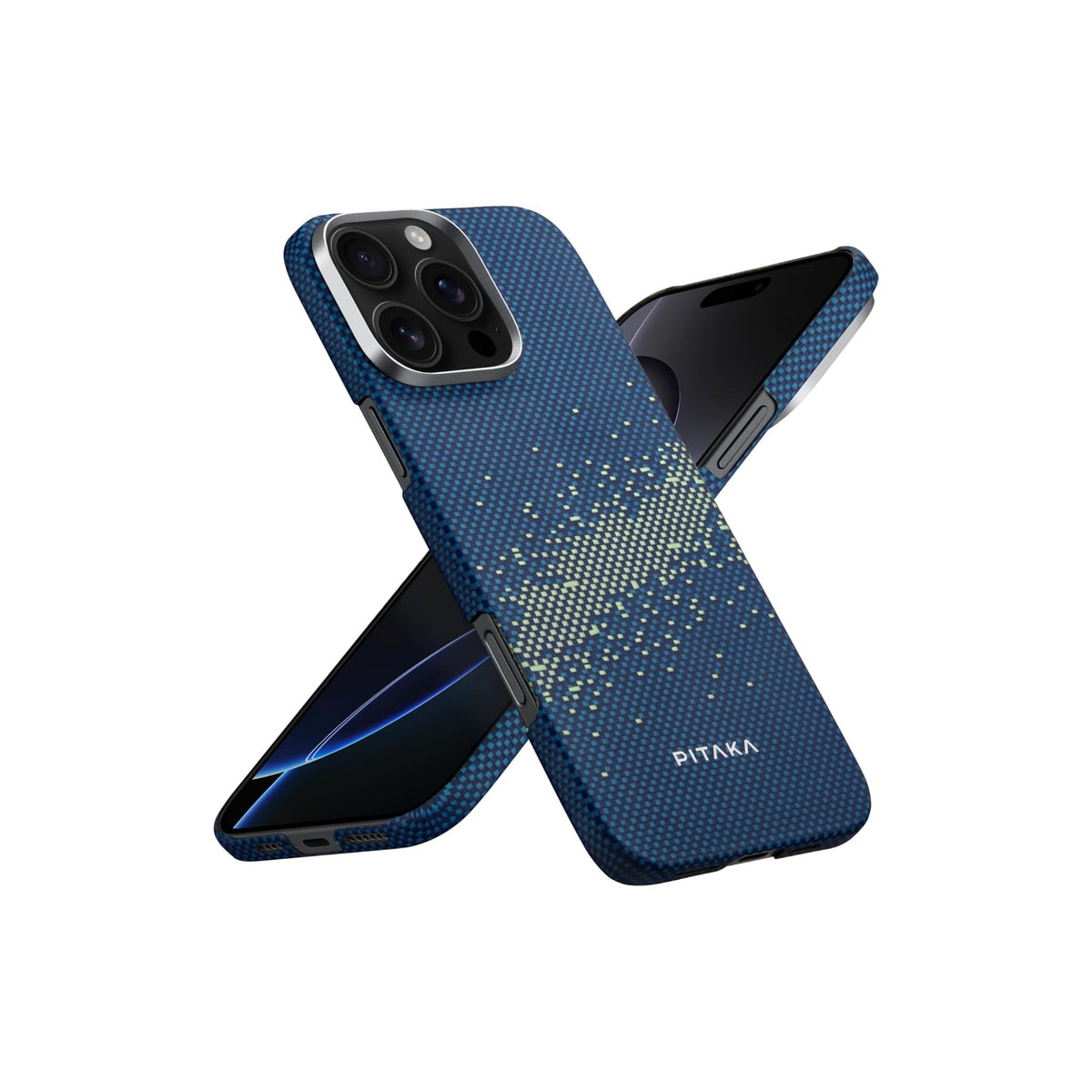 iPhone 16 Pro Max Karbon Kılıf MagSafe Uyumlu Aramid Fiber - Edge Milky Way Galaxy