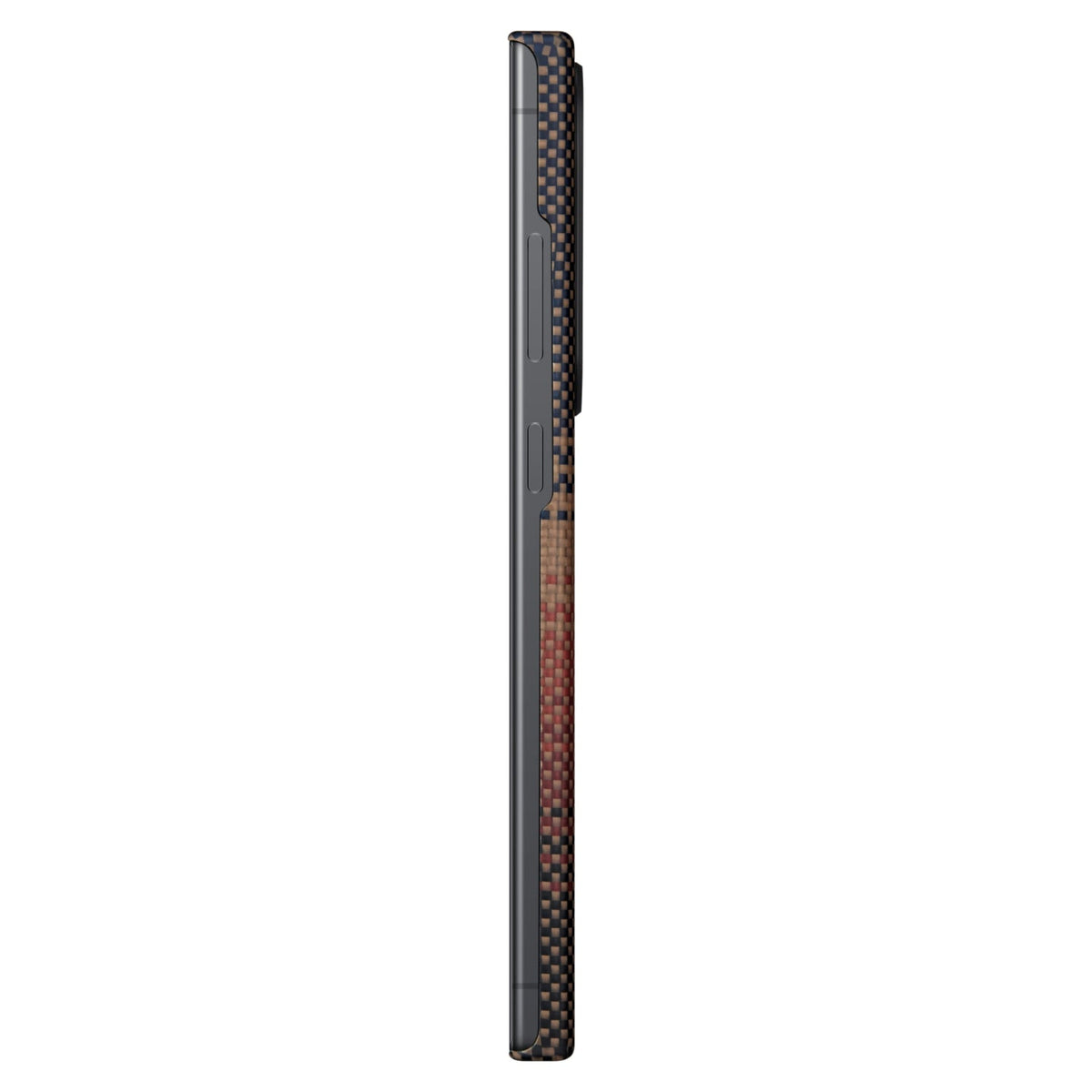 Pitaka Galaxy S24 Ultra Karbon Kılıf MagSafe Uyumlu Aramid Fiber - Edge Sunset
