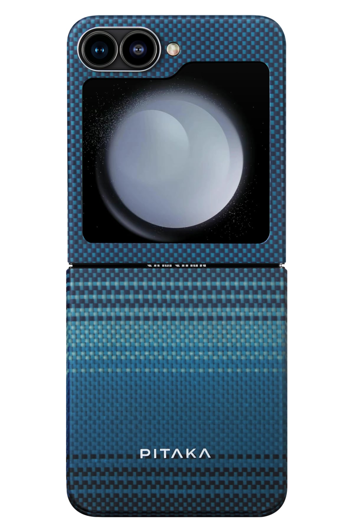 Pitaka Tactile Woven Galaxy Z Flip 6 MagSafe Uyumlu Aramid Fiber Kılıf Moonrise
