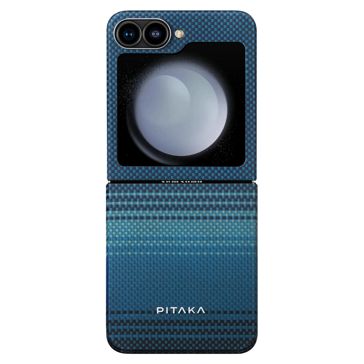 Galaxy Z Flip6 Karbon Kılıf MagSafe Uyumlu Aramid Fiber - Edge Moonrise