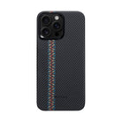 Pitaka iPhone 14 Pro Karbon Kılıf MagSafe Uyumlu Aramid Fiber - Edge Break The Line