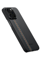 Pitaka Tactile Woven iPhone 14 Pro MagSafe Uyumlu 600D Aramid Fiber Kılıf Brake The Line