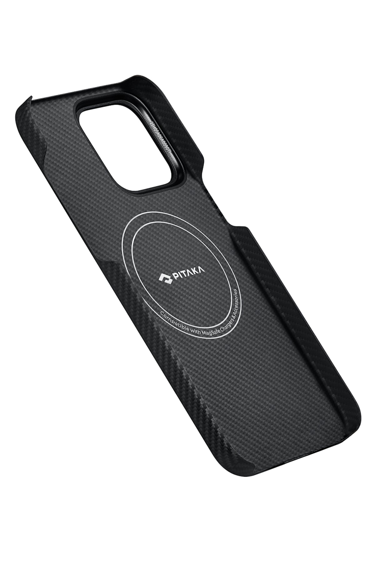 iPhone 14 Pro MagSafe Uyumlu Karbon Kılıf Pitaka Tactile Woven