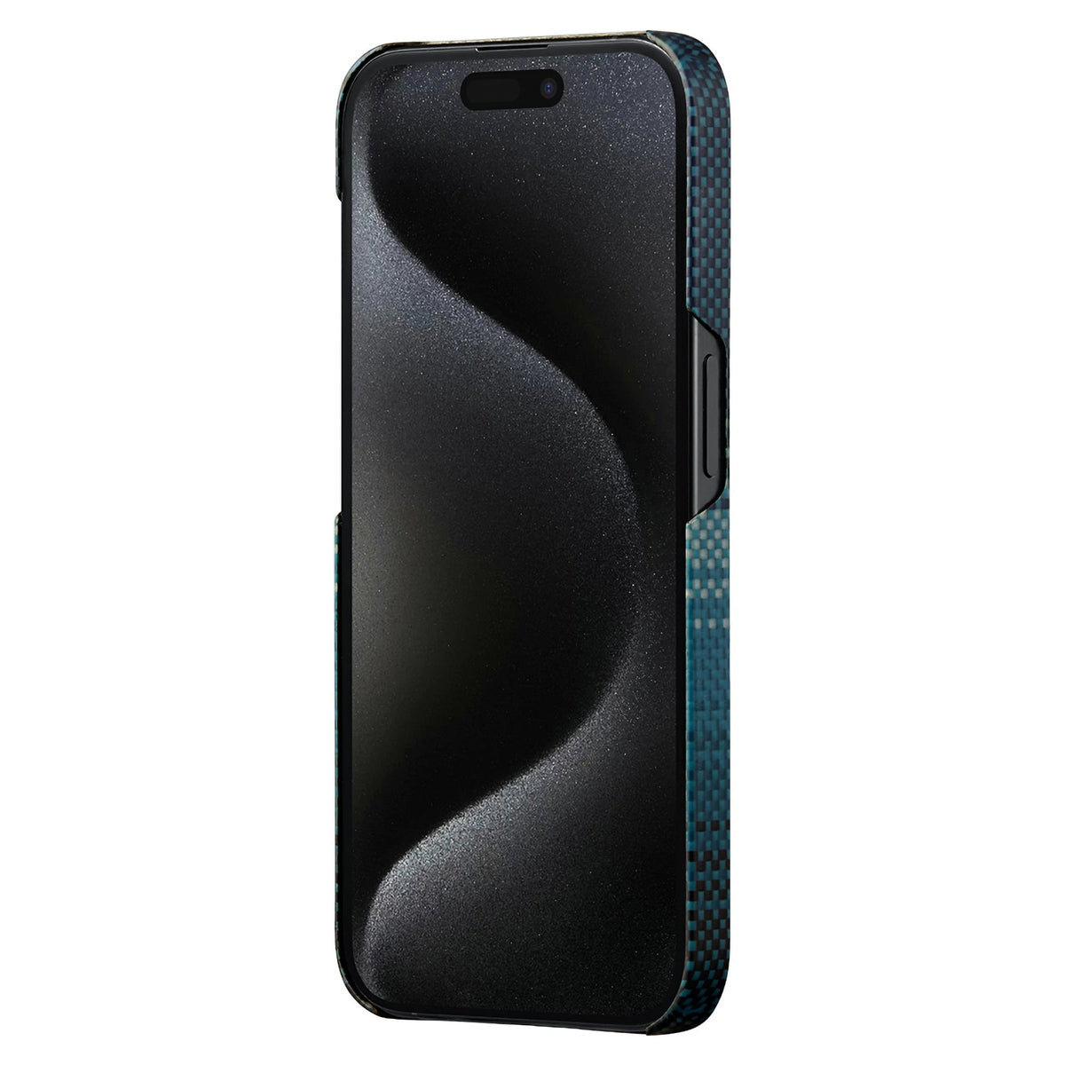 Pitaka iPhone 15 Pro Max Karbon Kılıf MagSafe Uyumlu Aramid Fiber - Edge Moonrise