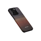 Pitaka iPhone 15 Pro Max Karbon Kılıf MagSafe Uyumlu Aramid Fiber - Edge Sunset