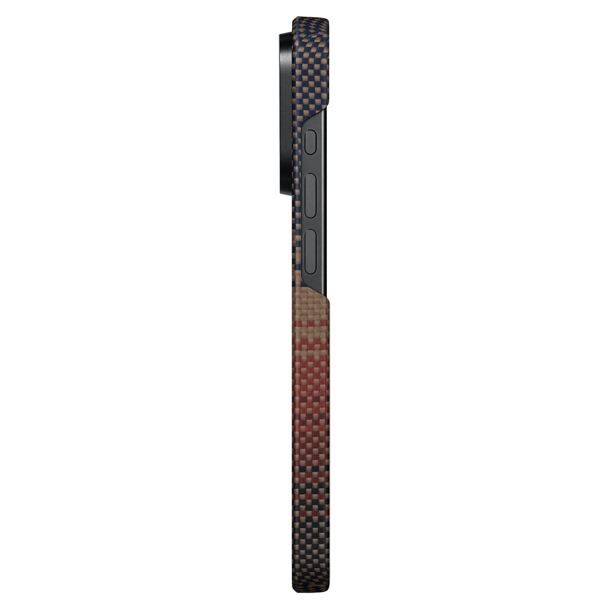 iPhone 15 Pro Max Karbon Kılıf MagSafe Uyumlu Aramid Fiber - Edge Sunset