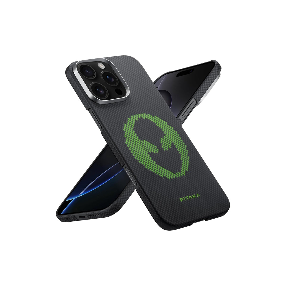 iPhone 16 Pro Karbon Kılıf MagSafe Uyumlu Aramid Fiber - Edge Alien