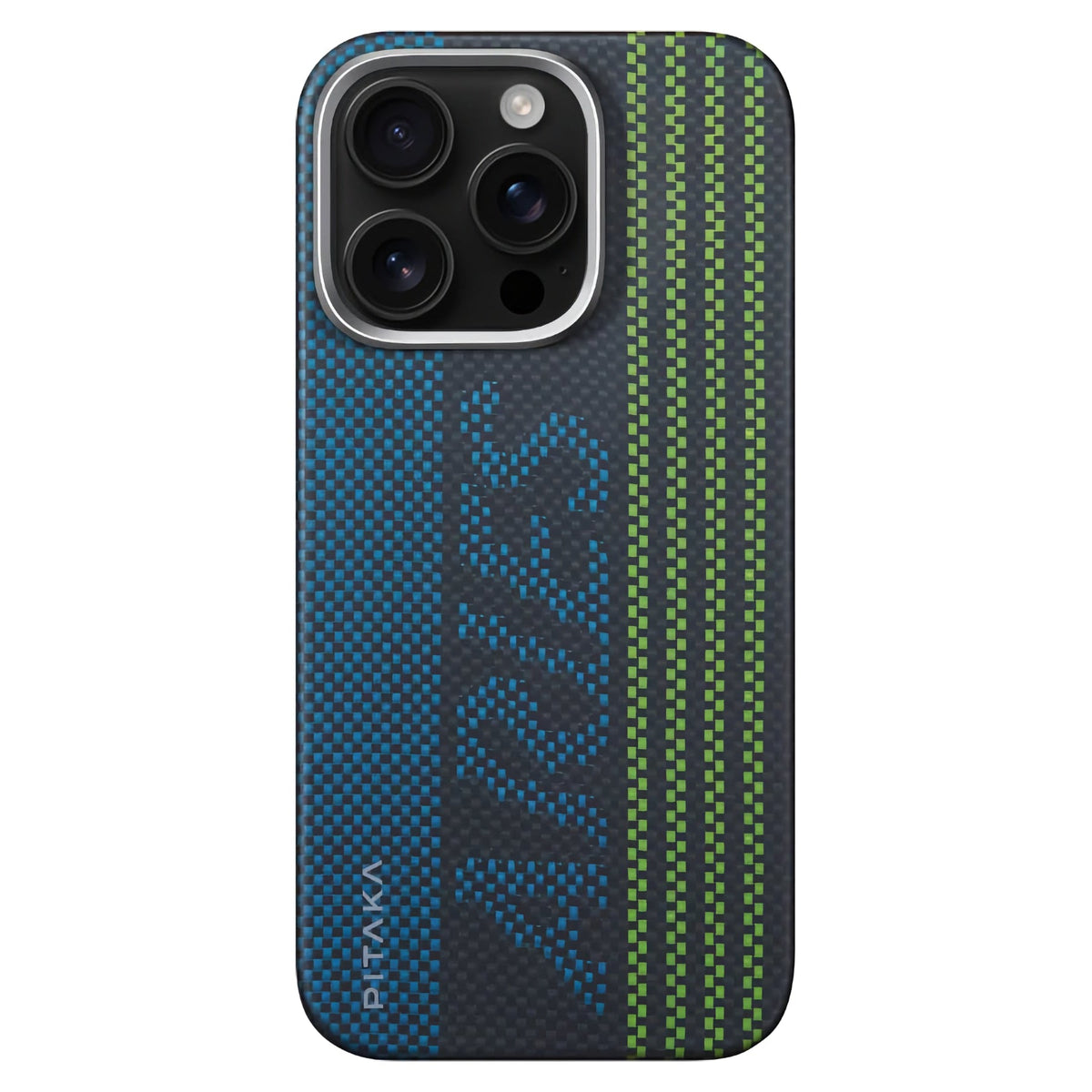 iPhone 16 Pro Karbon Kılıf MagSafe Uyumlu Aramid Fiber - Edge Credit Card