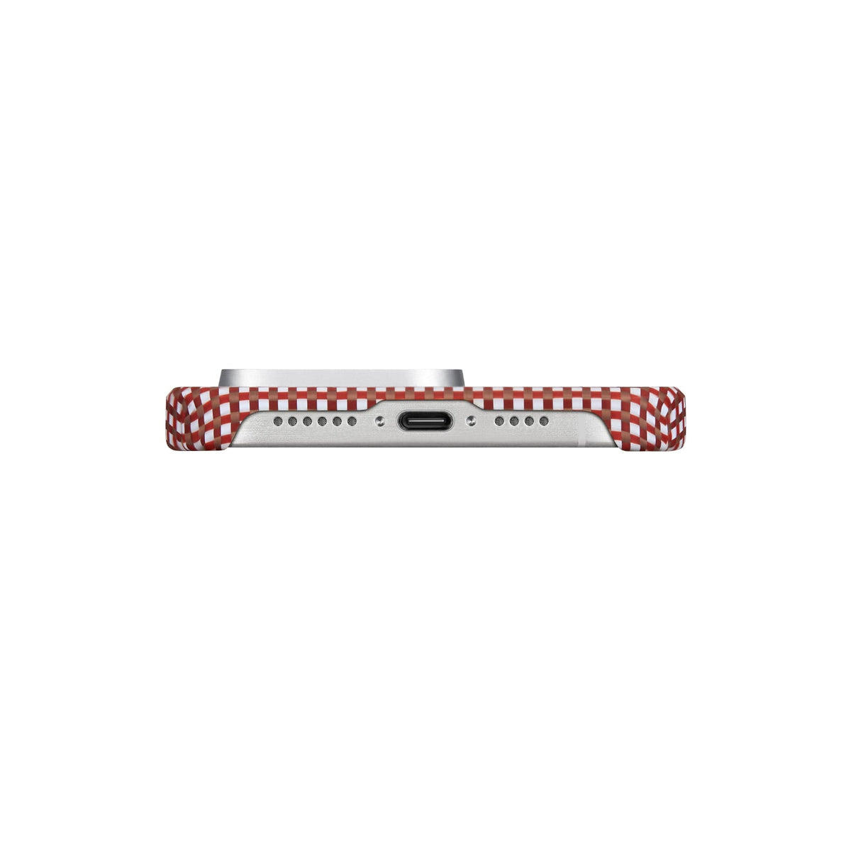 iPhone 15 Pro Max Karbon Kılıf MagSafe Uyumlu Aramid Fiber - Edge Bonfire