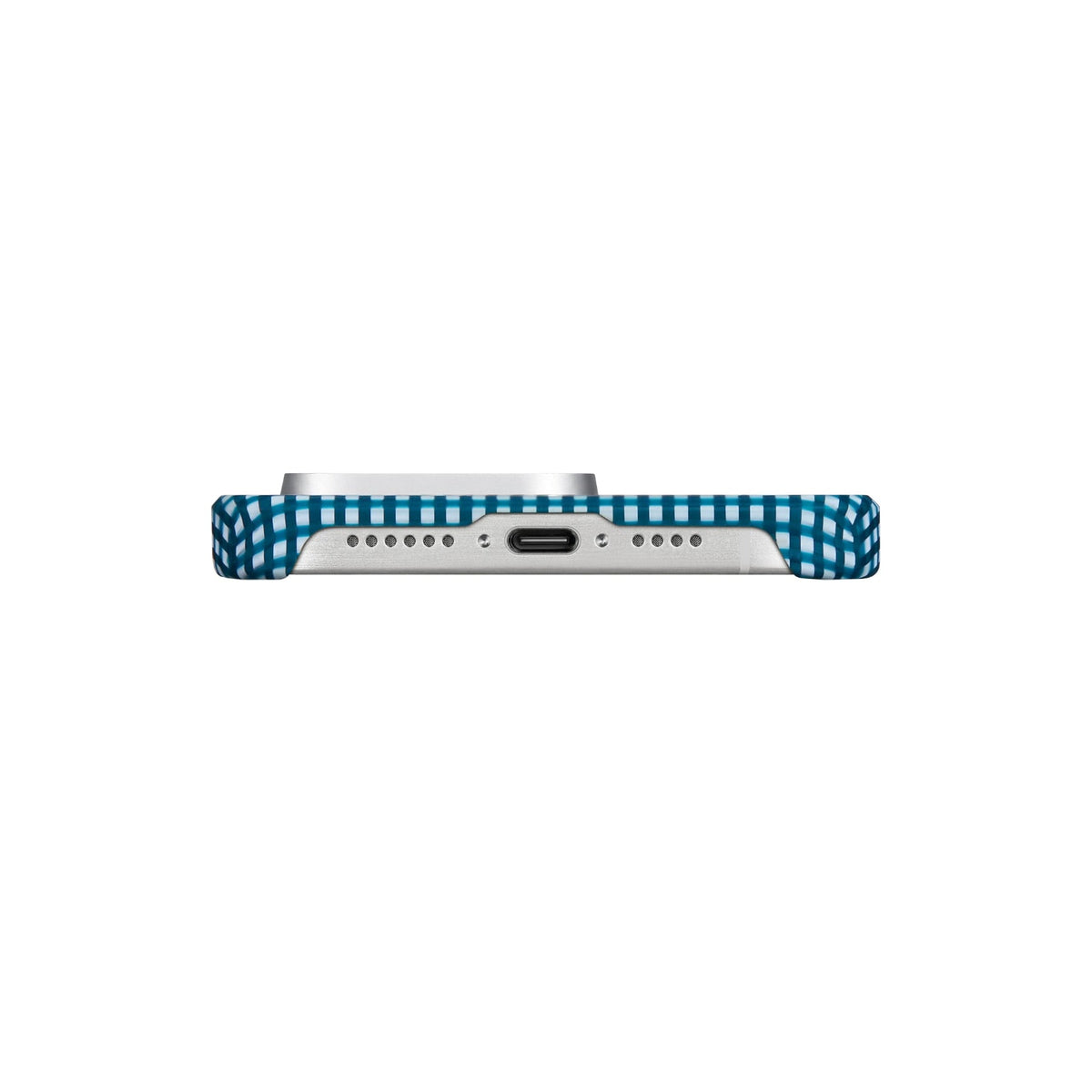 iPhone 15 Pro Max Karbon Kılıf MagSafe Uyumlu Aramid Fiber - Edge Ocean