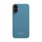 Pitaka iPhone 16 Karbon Kılıf MagSafe Uyumlu Aramid Fiber - Edge Ocean Blue
