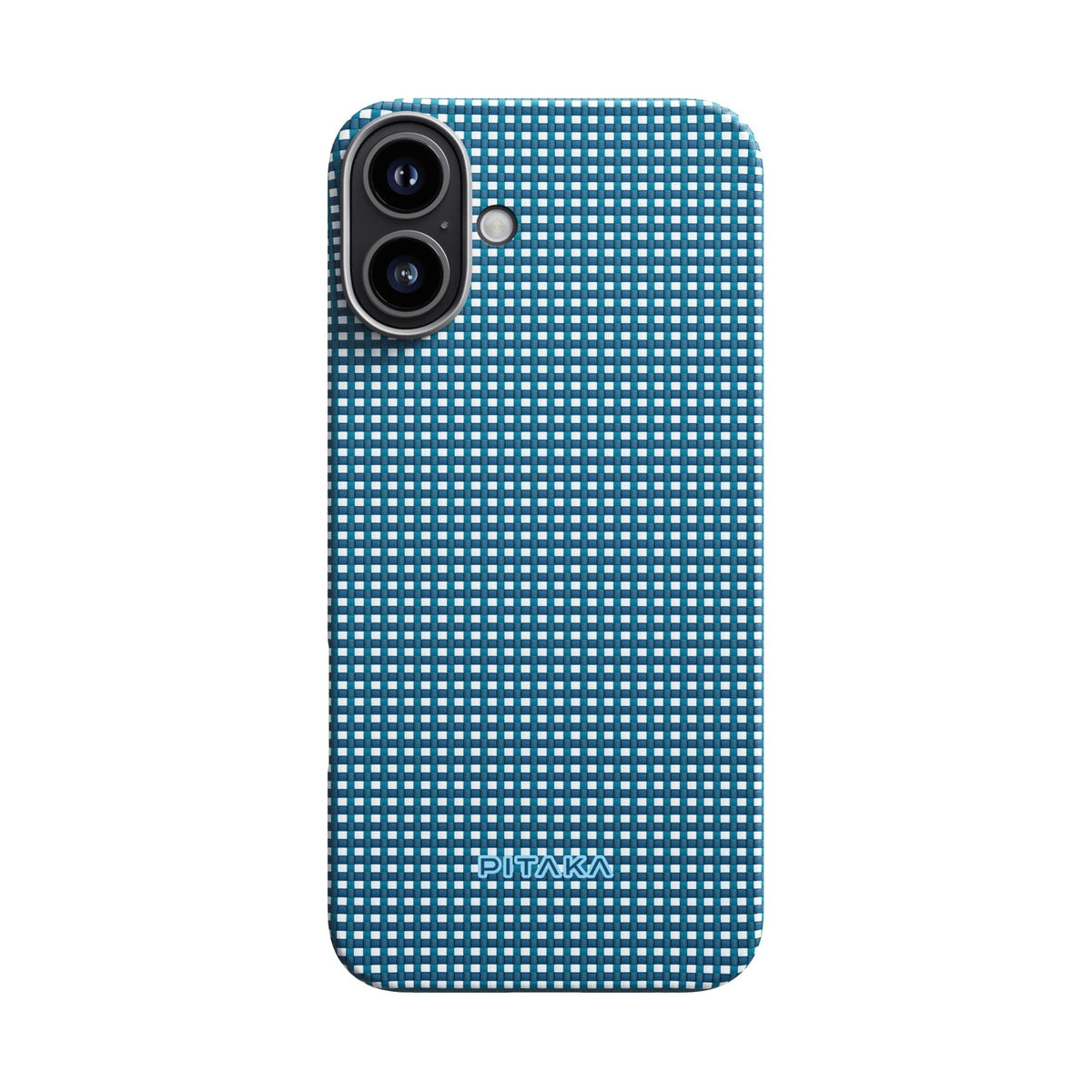 Pitaka iPhone 16 Karbon Kılıf MagSafe Uyumlu Aramid Fiber - Edge Ocean Blue