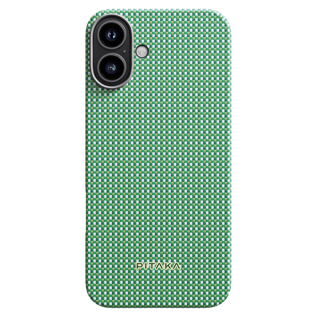 iPhone 16 Plus Karbon Kılıf MagSafe Uyumlu Aramid Fiber - Edge Forest Green