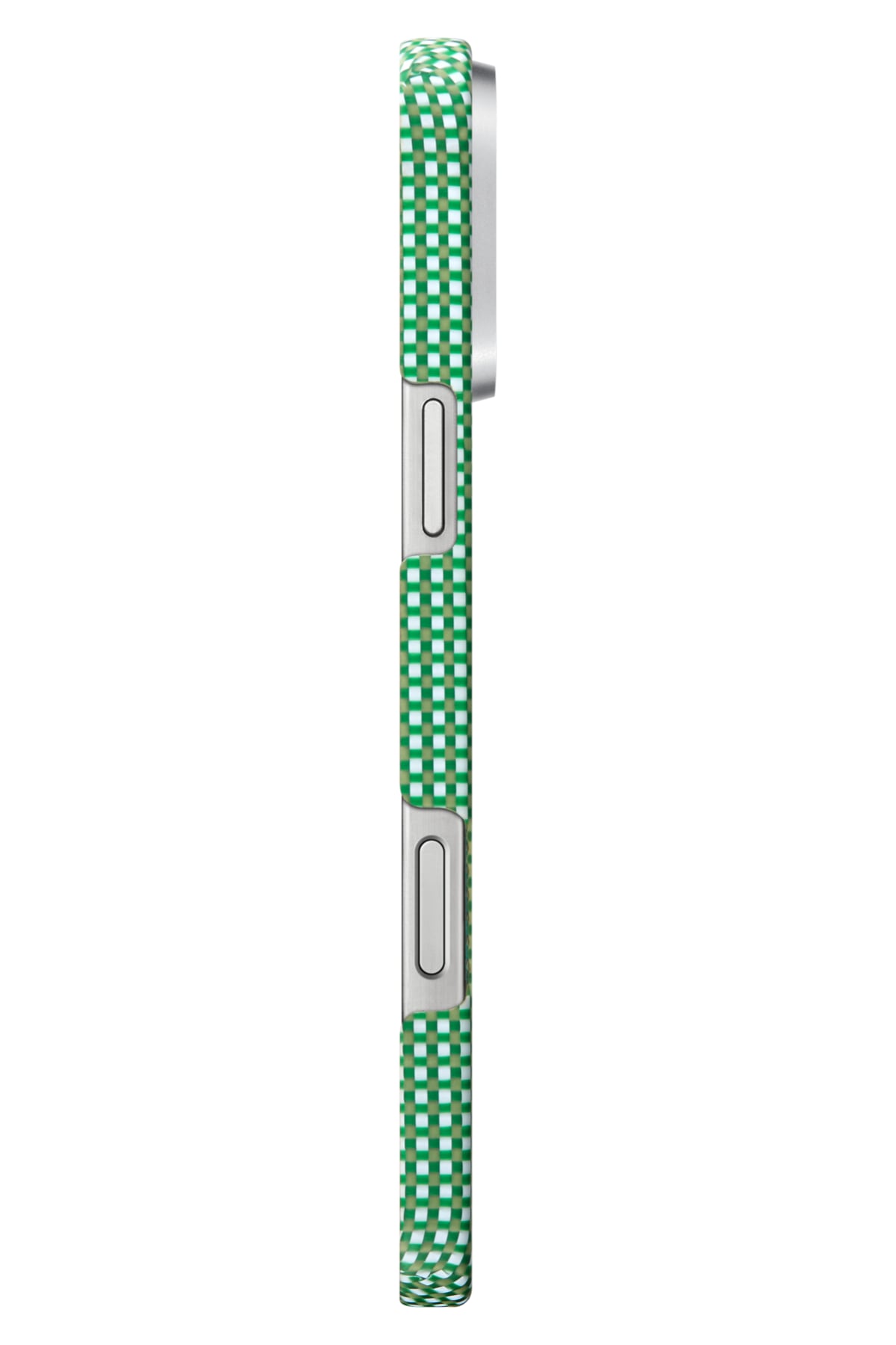 Pitaka Ultra Slim iPhone 16 Pro MagSafe Uyumlu Aramid Fiber Kılıf Forest Green