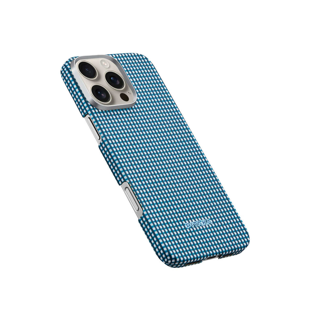 iPhone 16 Pro Max Karbon Kılıf MagSafe Uyumlu Aramid Fiber - Edge Ocean Blue