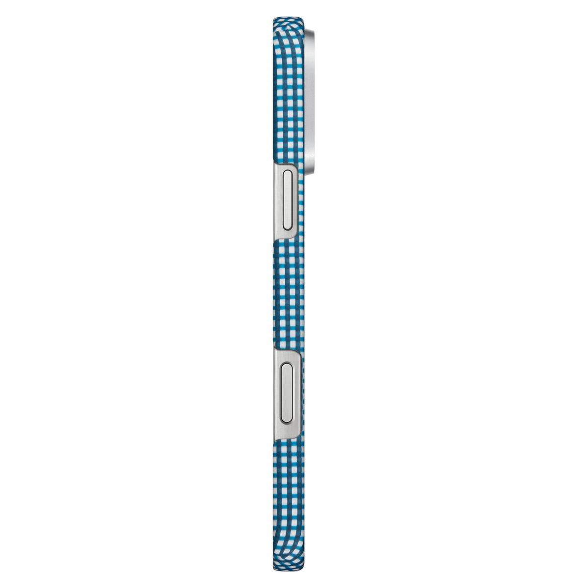 iPhone 16 Pro Max Karbon Kılıf MagSafe Uyumlu Aramid Fiber - Edge Ocean Blue