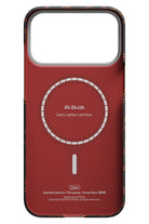 Pitaka PTK Leaping MagSafe Uyumlu iPhone 17 Pro Kılıf Orange Black