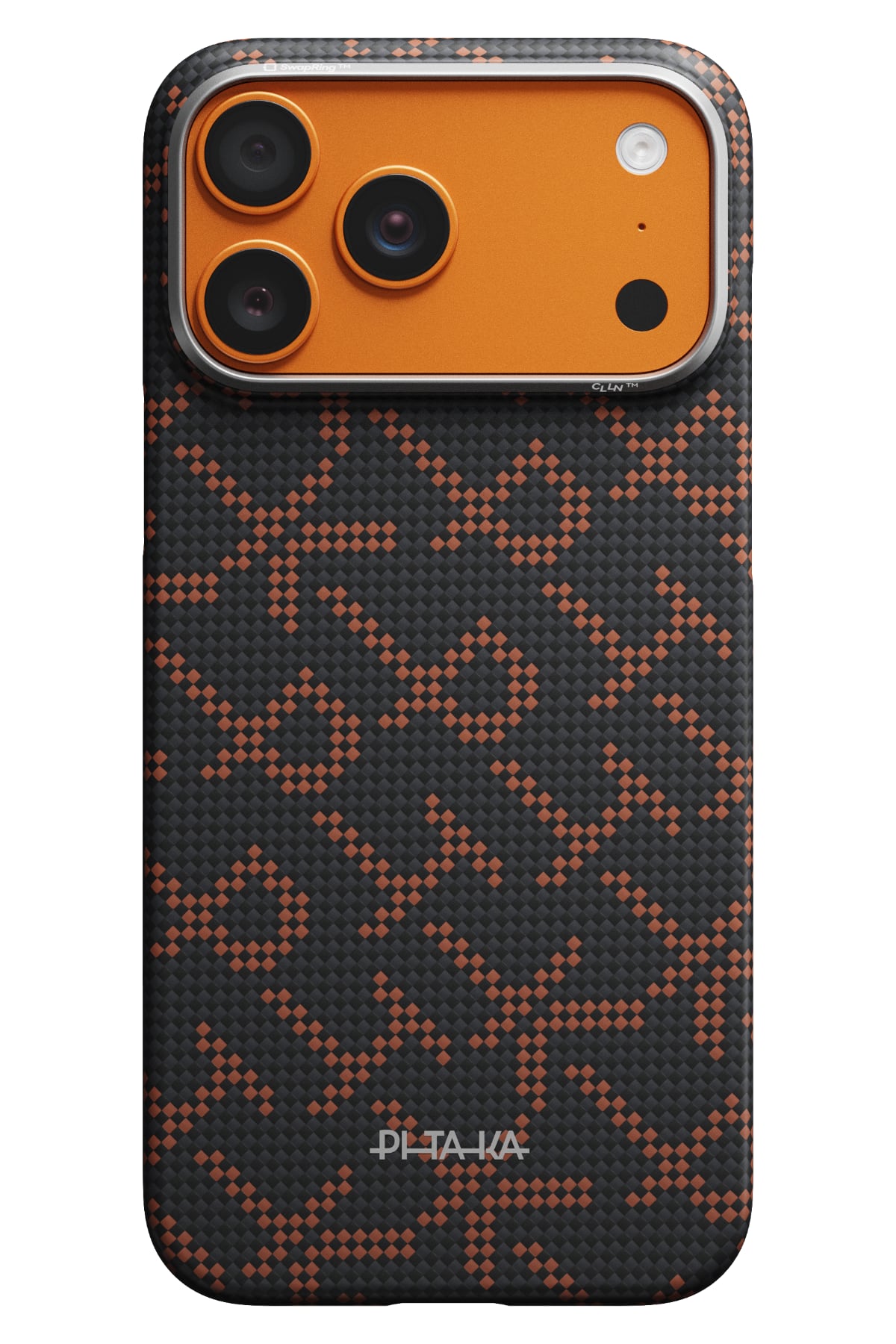 Pitaka PTK Leaping MagSafe Uyumlu iPhone 17 Pro Max Kılıf Orange Black