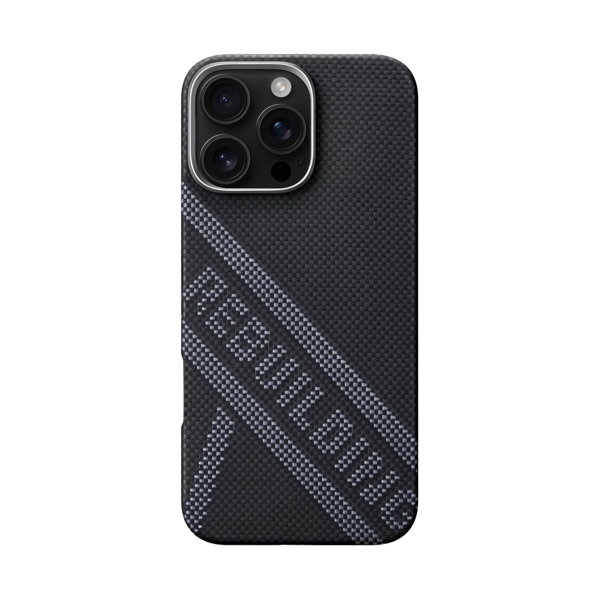 Pitaka iPhone 16 Pro Max Karbon Kılıf MagSafe Uyumlu Aramid Fiber - Edge Rebuilding Siyah