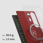 Galaxy S25 Ultra Karbon Kılıf MagSafe Uyumlu Aramid Fiber - Edge NoProblemo Lumintex
