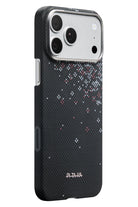 Pitaka Sakura Hours iPhone 17 Pro Max MagSafe uyumlu Aramid Fiber Kılıf Midnight Black