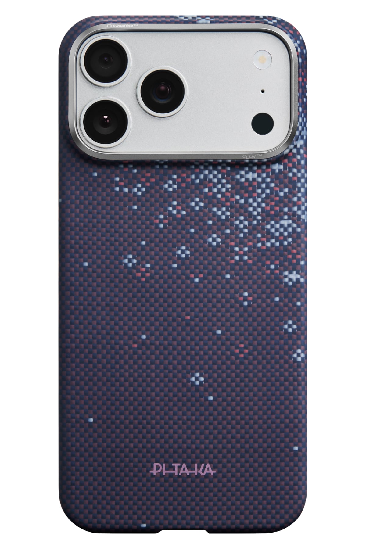 Pitaka Sakura Hours iPhone 17 Pro Max MagSafe uyumlu Aramid Fiber Kılıf Twilight Violet