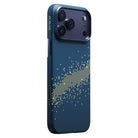 Pitaka iPhone 17 Pro Max Karbon Kılıf MagSafe Uyumlu Aramid Fiber - Edge Milky Way Galaxy