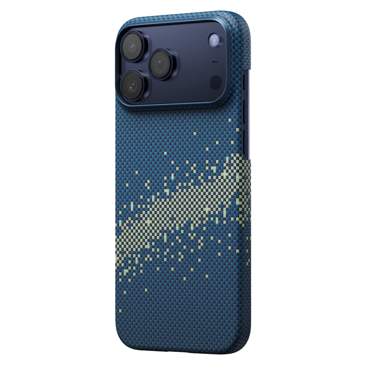 iPhone 17 Pro Max Karbon Kılıf MagSafe Uyumlu Aramid Fiber - Edge Milky Way Galaxy