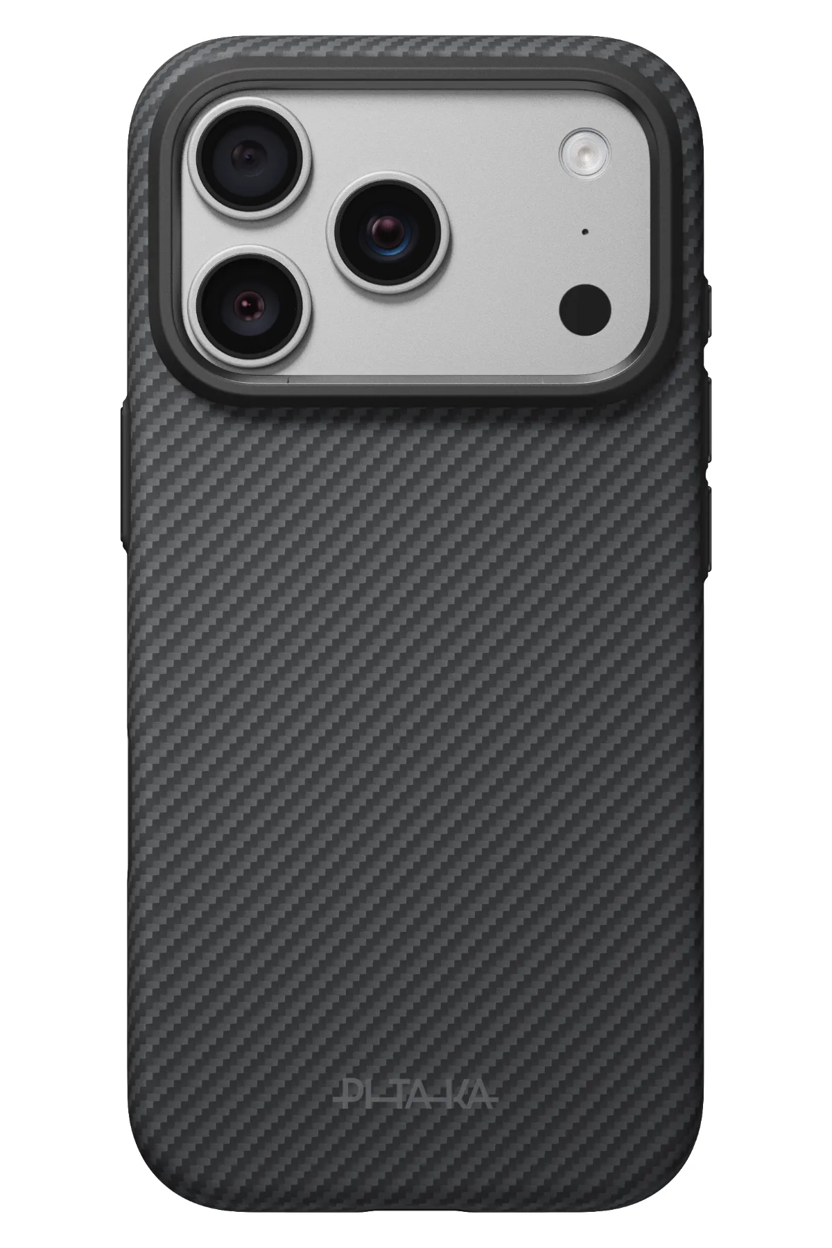 Pitaka Summa 600D iPhone 18 Pro MagSafe Uyumlu Kılıf Black Gray