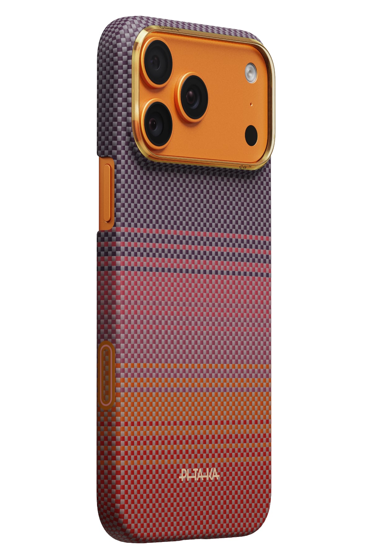 iPhoneアクセサリー PITAKA iPhone17ProMax UltraGurad Sunset iPhone 17 Pro Max MagSafe Uyumlu Aramid Fiber Karbon İnce Kılıf