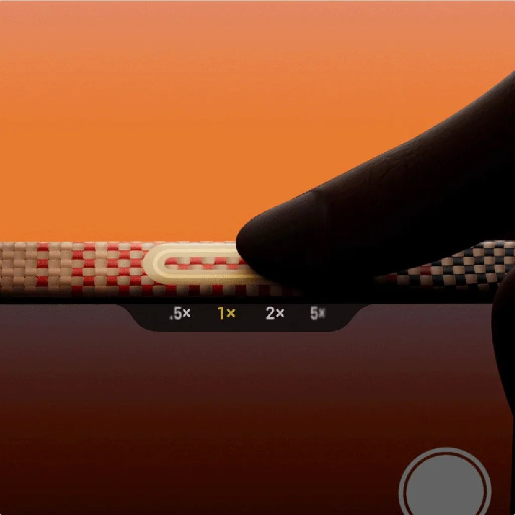 iPhone 16 Pro Karbon Kılıf MagSafe Uyumlu Aramid Fiber - Edge Sunset Yüzük Standlı
