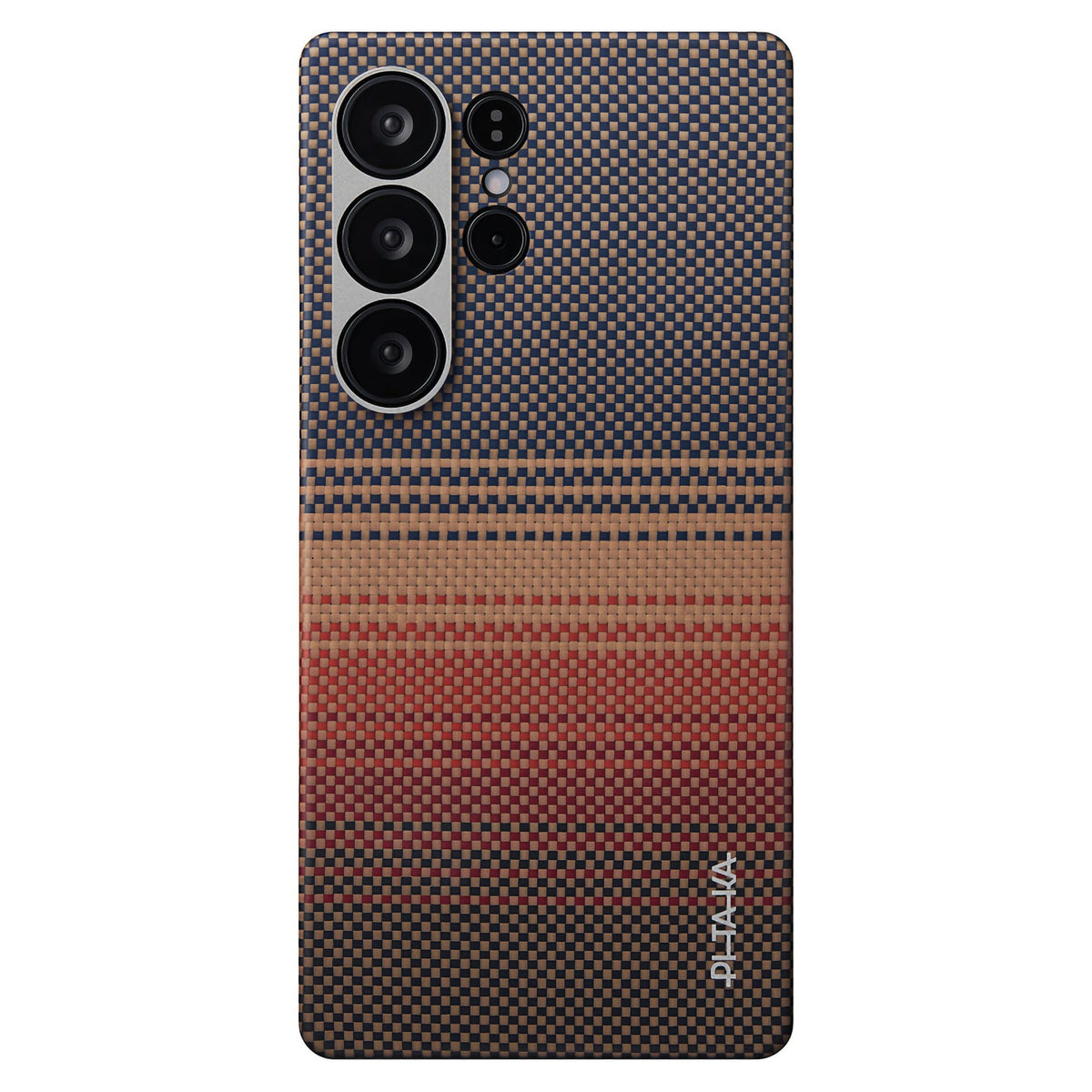 Pitaka Galaxy S25 Ultra Karbon Kılıf MagSafe Uyumlu Aramid Fiber - Edge Sunset