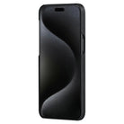 Pitaka iPhone 15 Plus Karbon Kılıf MagSafe Uyumlu Aramid Fiber - Edge 1500D Black Gray